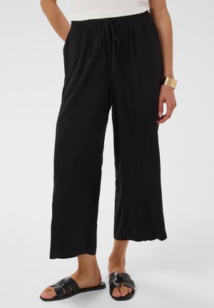 Love Copenhagen, LCLUDA STRAIGHT CULOTTE - Püksid - pitch black