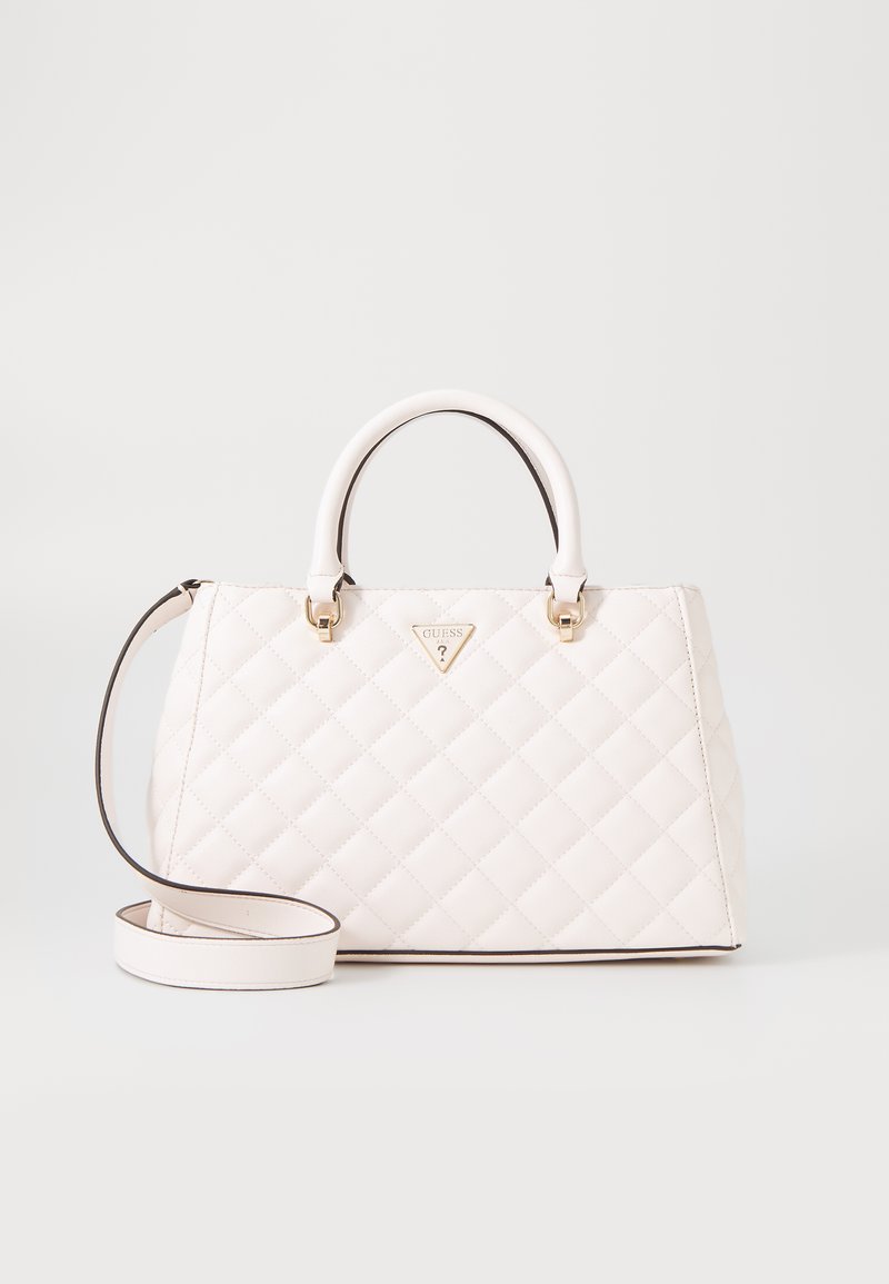 Guess CARLY GIRLFRIEND SATCHEL - Borsa a mano - stone