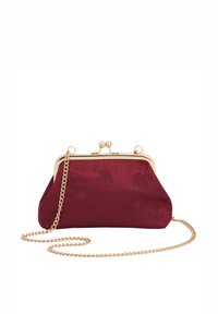 VICTORIANA EMBROIDERED - Vakarsomiņa - burgundy