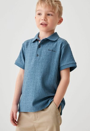 SHORT SLEEVE SIGNATURE  - Poloshirts - mid blue