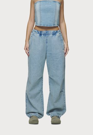 Pegador SORIA LOOSE FIT - Laisvo kirpimo džinsai - washed pale blue