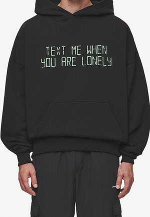 Kapuzenpullover - black