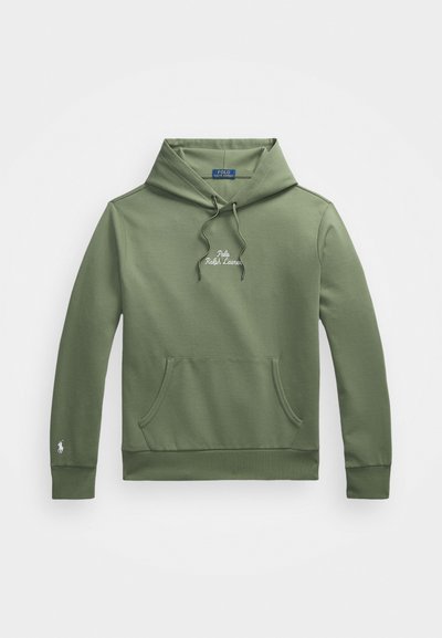 Polo Ralph Lauren LOGO DOUBLE KNIT HOODIE - Hoodie - cargo green