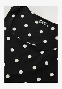 Non selezionato, black white polka dot