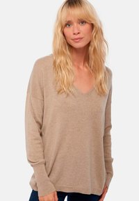 Mahogany VARSOVIE - Strickpullover - natural stone