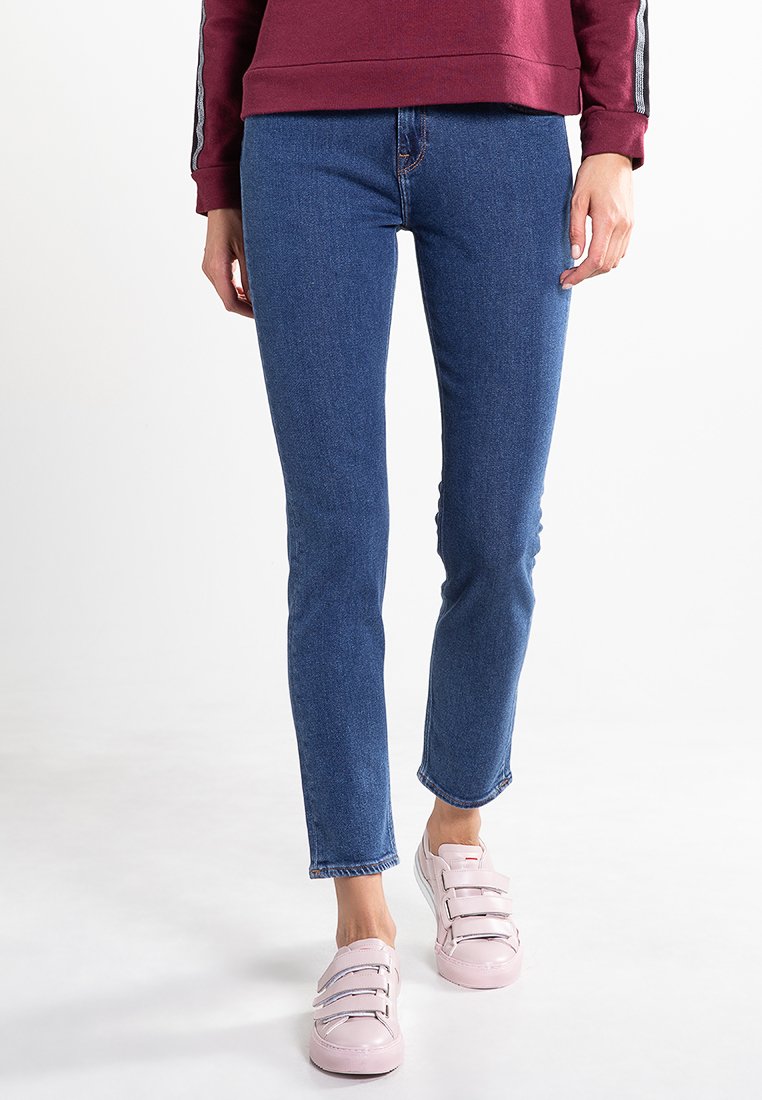 Lee Slim fit jeans donkerblauw