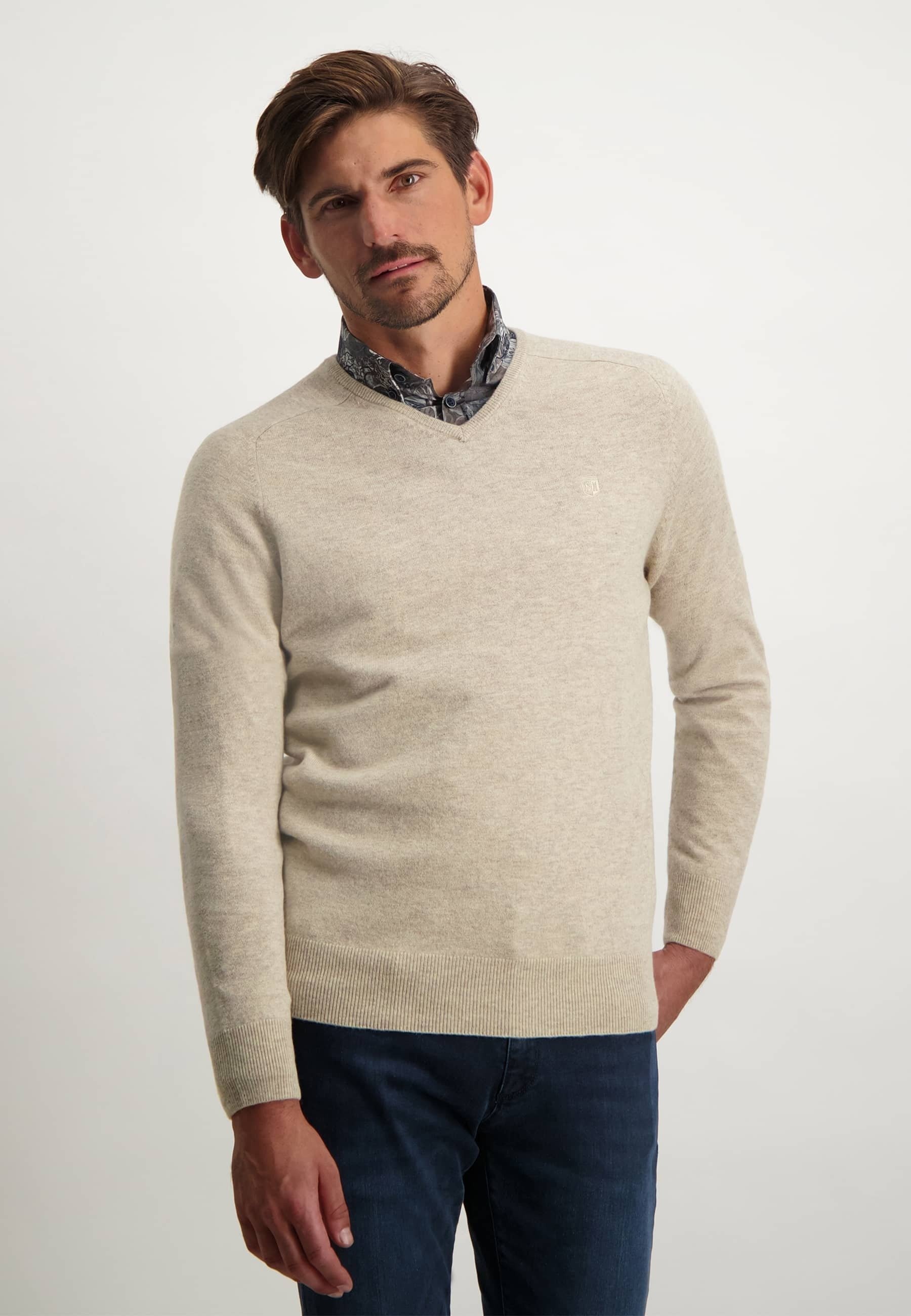 Art Jumper - beige plain/tan - Zalando 