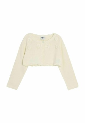 REGULAR FIT-FLORAL - Chaqueta de punto - cream