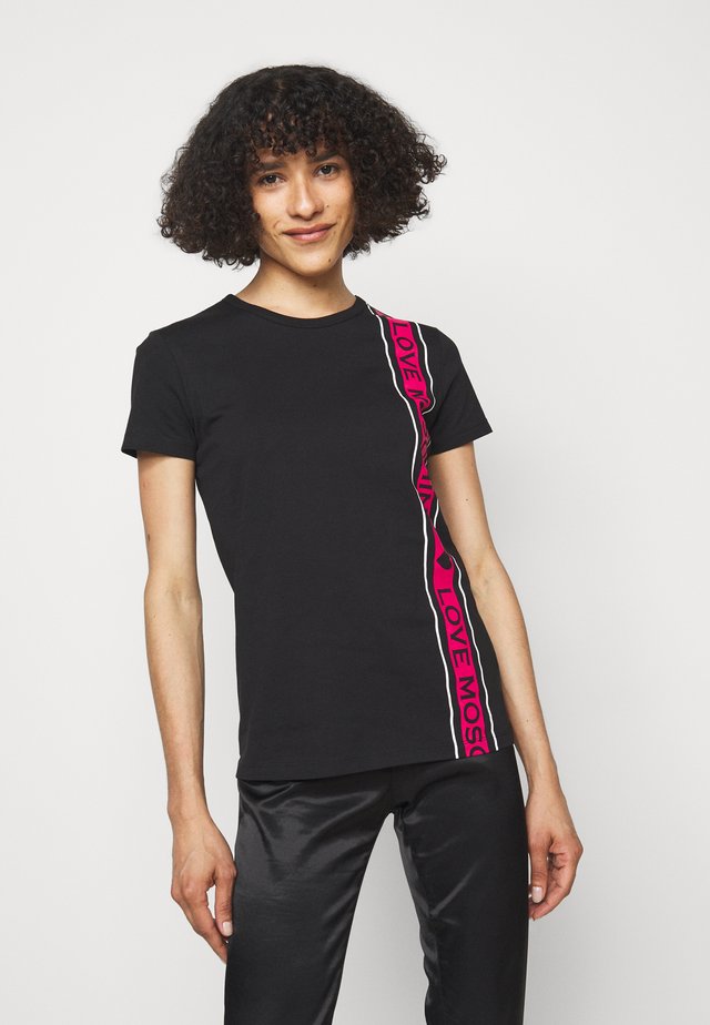 Print T-shirt - black