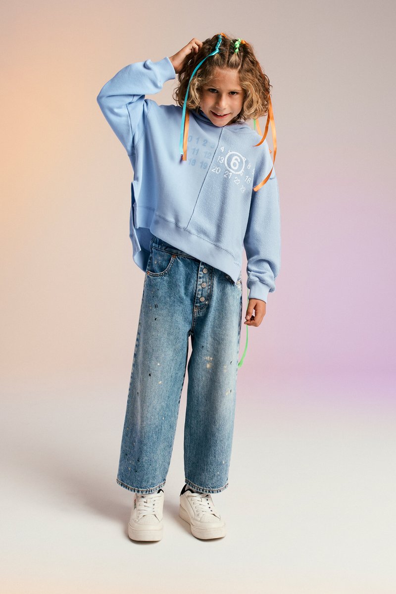 MM6 Maison Margiela - UNISEX - Džínsy s rovným strihom - blue denim, Zväčšiť