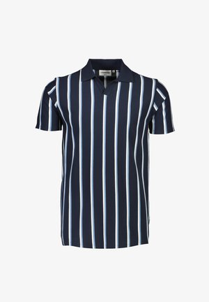 Lindbergh, STRIPED S/S - Pikeepaita - navy