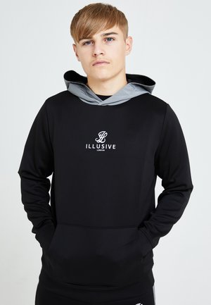 ILLUSIVE LONDON HYBRID - Hættetrøjer - black & grey