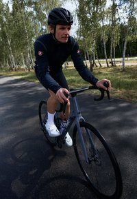 Castelli - PERFETTO ROS 2 CONVERTIBLE JACKET - Maillot de cycliste - light black/black reflex Image miniature 1