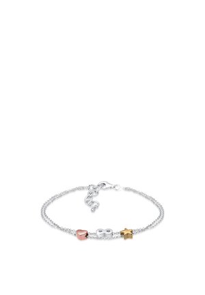 Elli INFINITY HERZ STERNE TRI COLOR  - Armbånd - silver-coloured