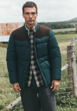 Next, WESTERN STYLE QUILTED PUFFER JACKET - Winterjacke - green