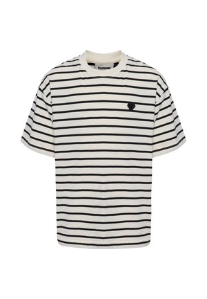 LOOSE STRIPED - T-shirt med print - tofu