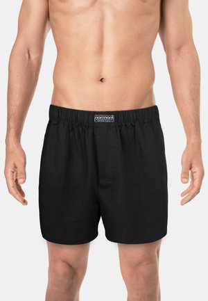 Normani, 3 STÜCK HERREN WEB BOXERSHORTS PACK - Boxer shorts - schwarz