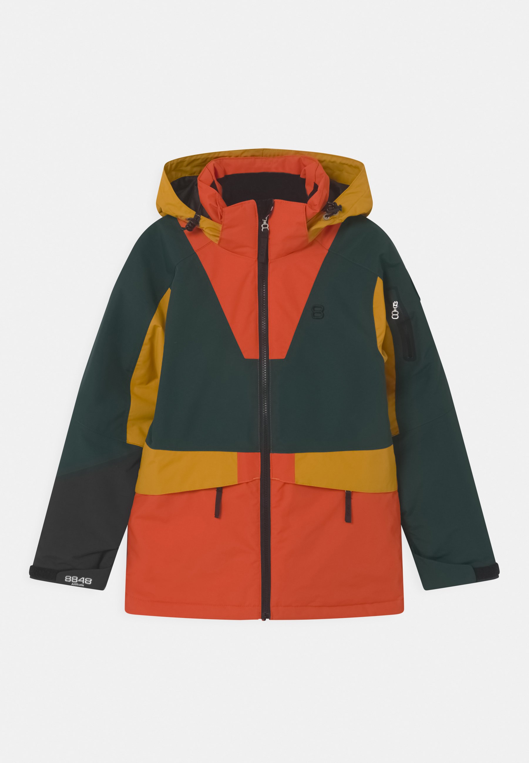 emerald green ski jacket