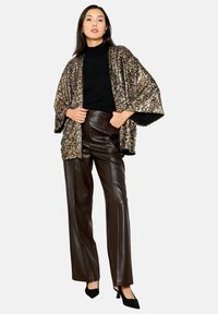 LolaLiza KIMONO WITH SEQUINS - Skraistė  - black