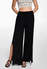 Mango Kids Hlače - black