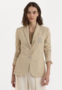 Lauren Ralph Lauren BULLION JACQUARD BLAZER - Blazer - explorer sand