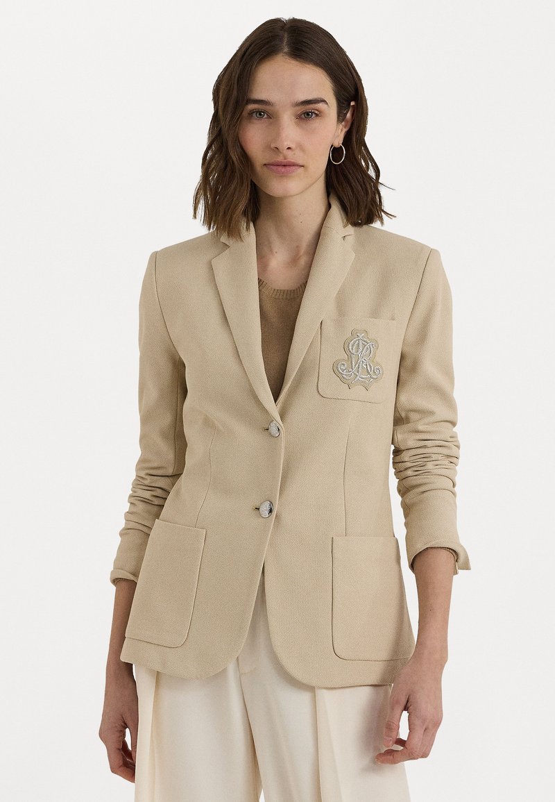Lauren Ralph Lauren BULLION JACQUARD BLAZER - Blazer - explorer sand