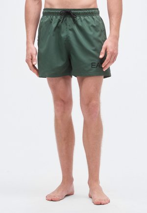 WATER SPORT EXTENDED LOGO  - Μαγιό σορτς - cilantro/black