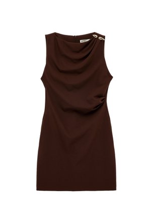 SLEEVELESS MINI - Etuikjole - brown