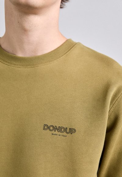 Dondup CREW NECK - Sweatshirt - olive