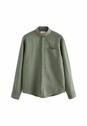 SIGNATURE BAIRD MCNUTT IRISH TRIMMED REGULAR FIT SINGLE CUFF - Vapaa-ajan kauluspaita - olive green