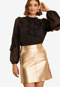 Love & Roses REGULAR FIT - Trapecinis sijonas - gold