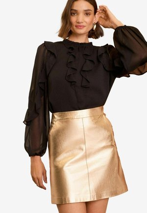 Love & Roses REGULAR FIT - Trapecinis sijonas - gold
