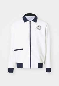 JACKET HERITAGE - Veste de survêtement - white/navy blue