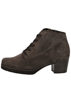 Botines con cordones - dark brown