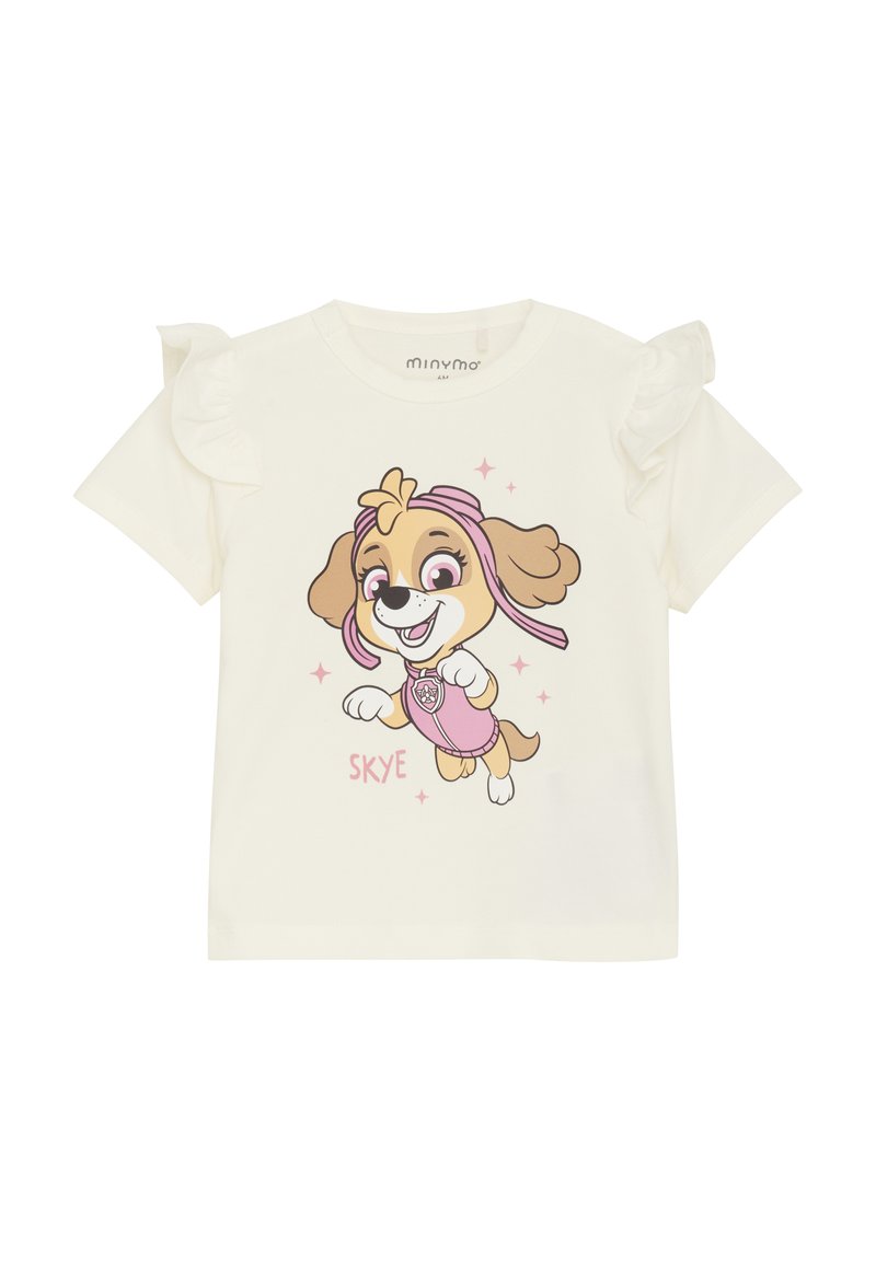 Minymo SS - T-shirt med print - pristine