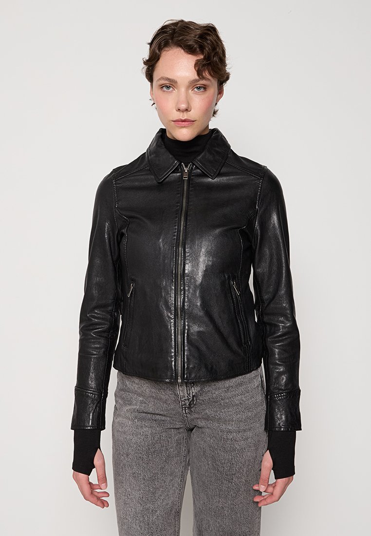 Oakwood Leren jas zwart Oakwood Leren jas zwart