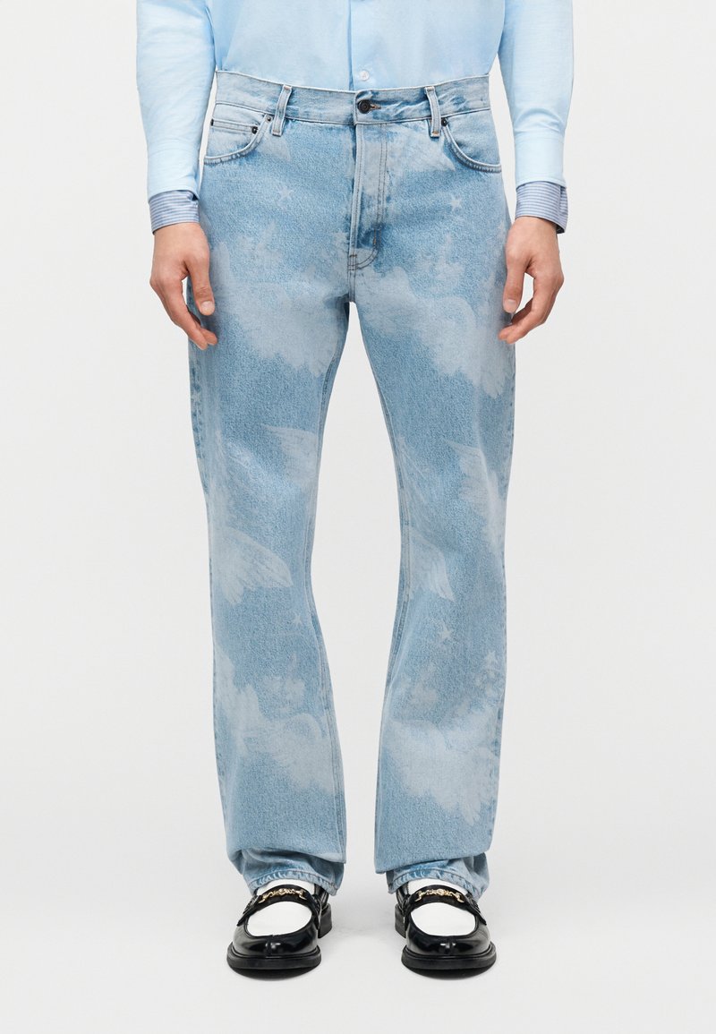 Fiorucci UNISEX - Sirgete säärtega teksad - medium blue