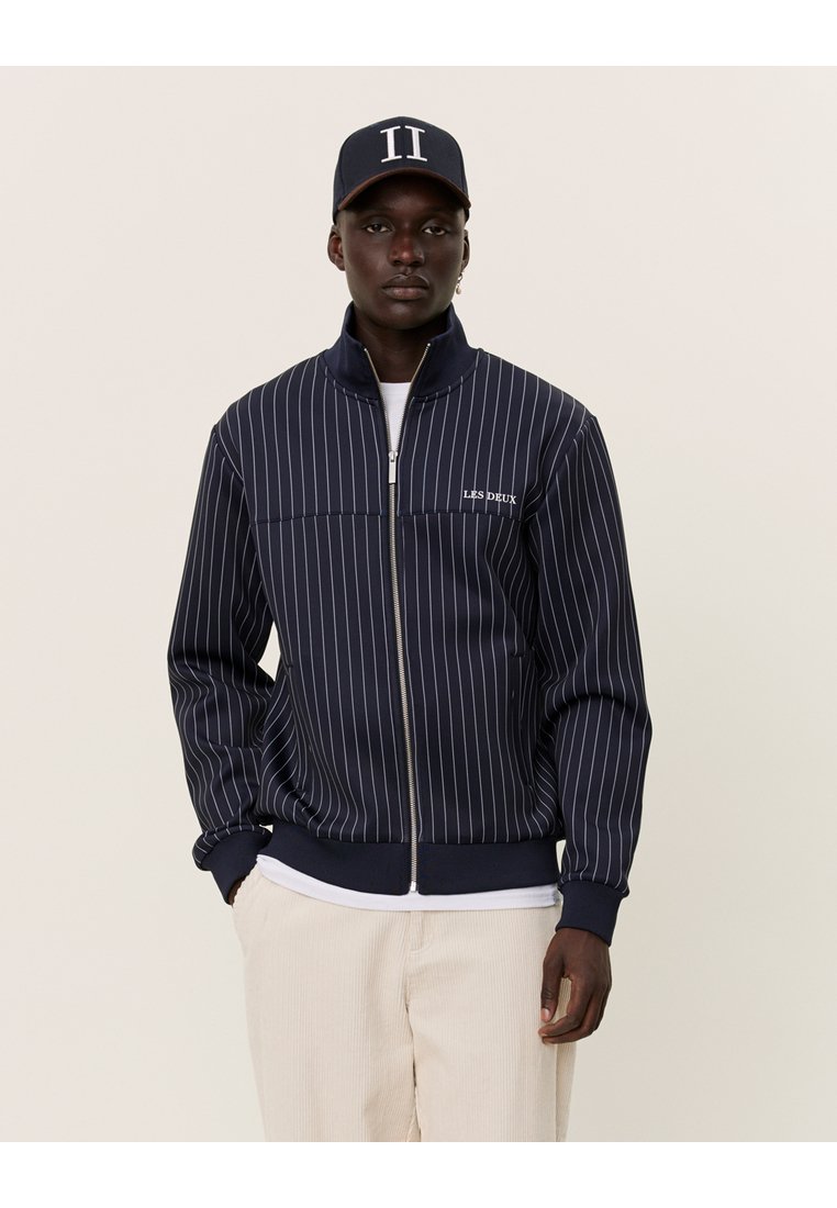 Les Deux BALLIER TRACK JACKET - Training jacket - dark navy/light ivory