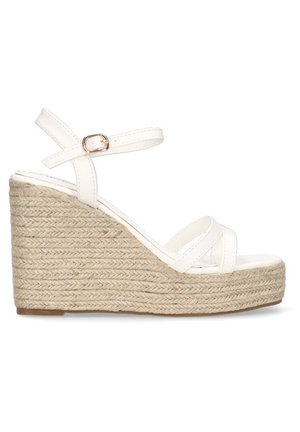 ETIKA DOÑANA - Sandalias de cuña - white