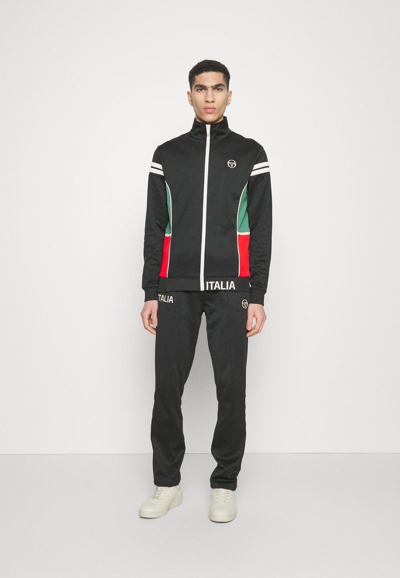 Sergio Tacchini MAMBO TRACKSUIT Tracksuit black Zalando.co.uk