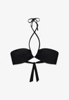 RHINESTONES BANDEAU-BIKINI-OBERTEIL - Haut de bikini - schwarz