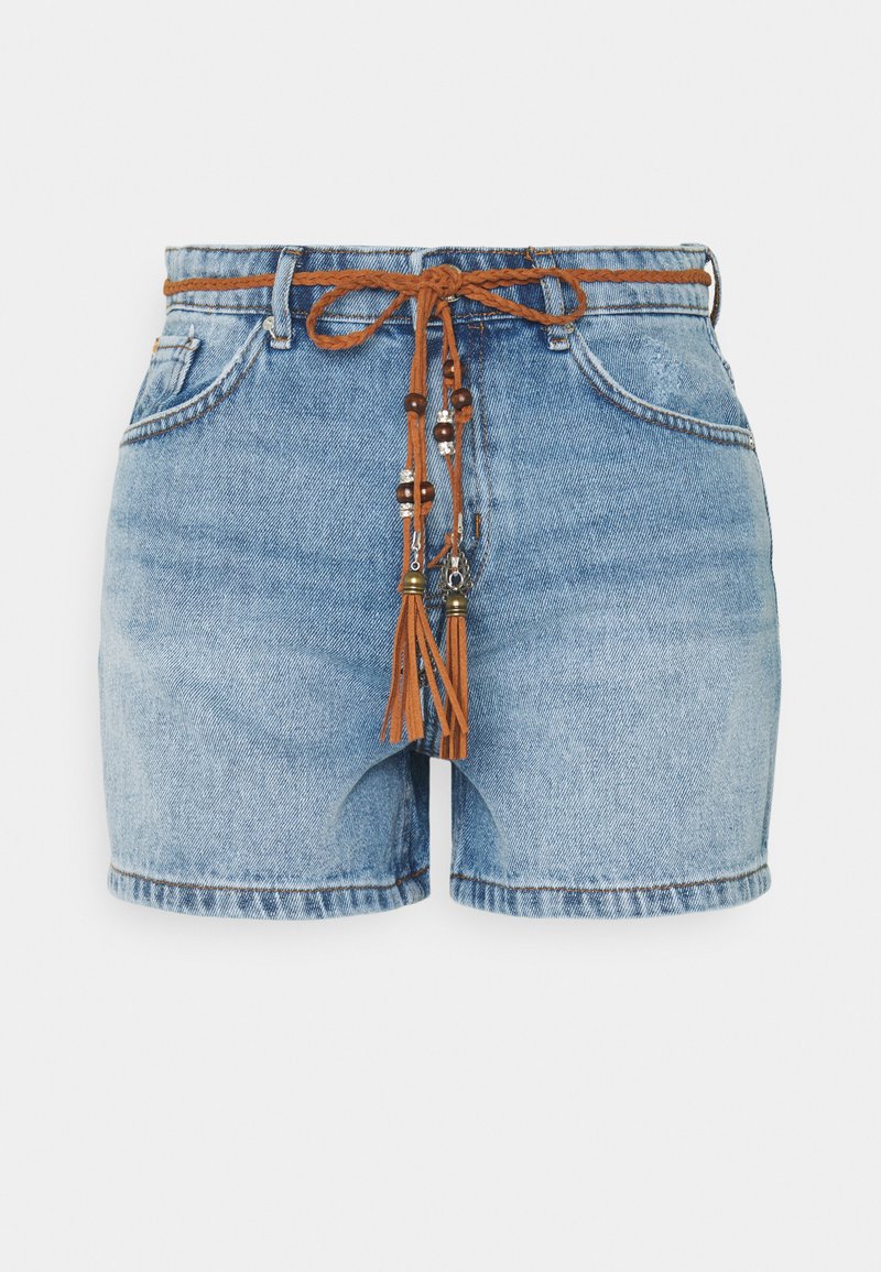 ONLY - ONLKELLY - Jeansshort - light blue denim, Vergroten