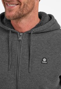 TOG24 TIMBLE - Zip-up sweatshirt - dark grey marl