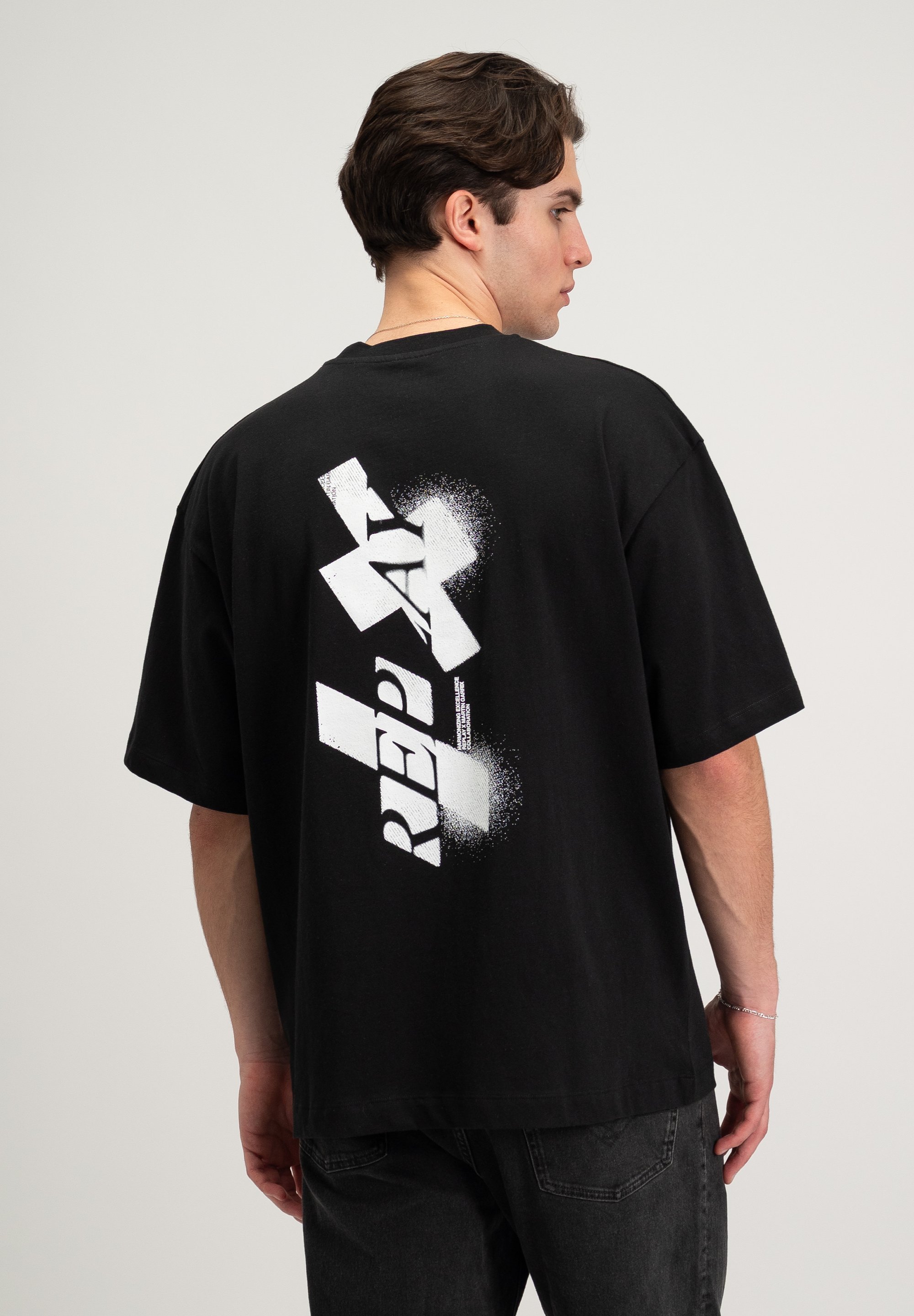 Replay Replay Martin Garrix x zPlus - T-shirt con stampa - black 