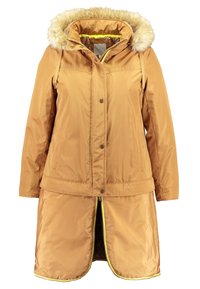 CAPSULE by Simply Be Parkaer - camel