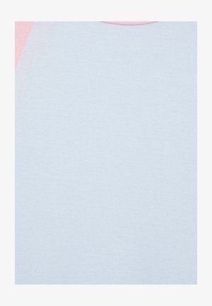 PULL&BEAR, SHORT RAGLAN SLEEVE WITH CONTRAST - T-SHIRT - Tricou cu imprimeu - light blue