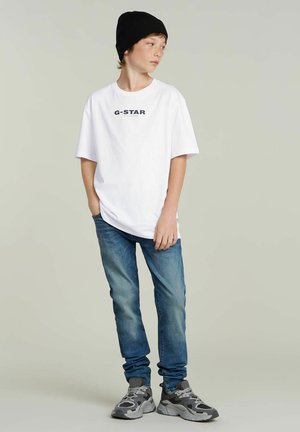 G-STAR SHORT SLEEVE LOOSE - T-shirt imprimé - white