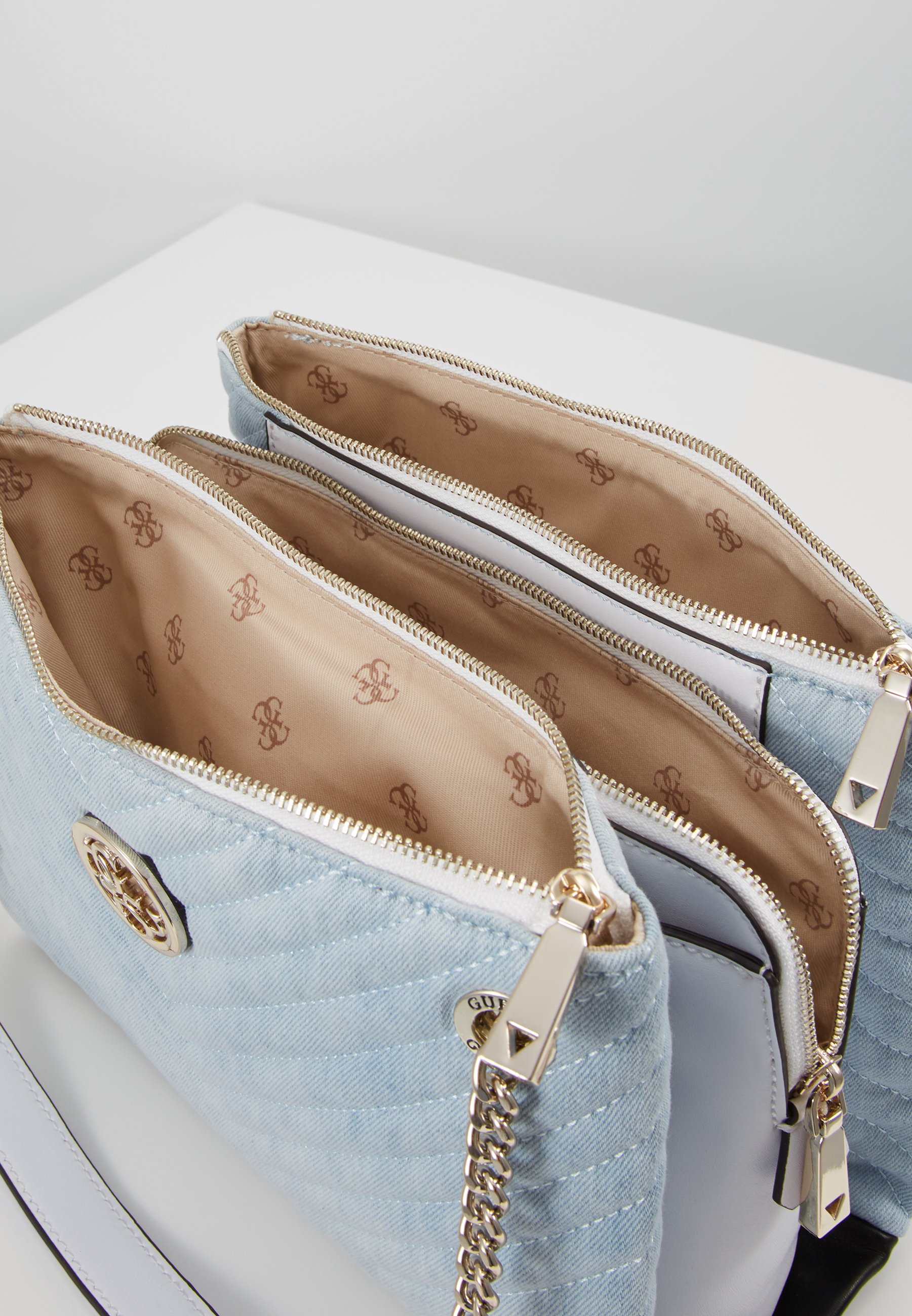Guess BLAKELY STATUS LUXE SATCHEL Håndveske blue Guess BLAKELY STATUS LUXE SATCHEL Håndveske blue