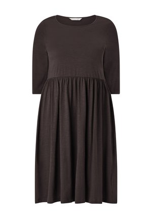 Ellos Plus collection, Jersey dress - brown