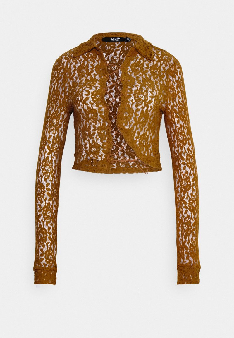 Jaded London Overhemdblouse bruin